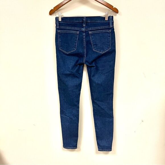J Crew dark Wash “8 “ toothpick jeans Sz 27 - Picture 3 of 5